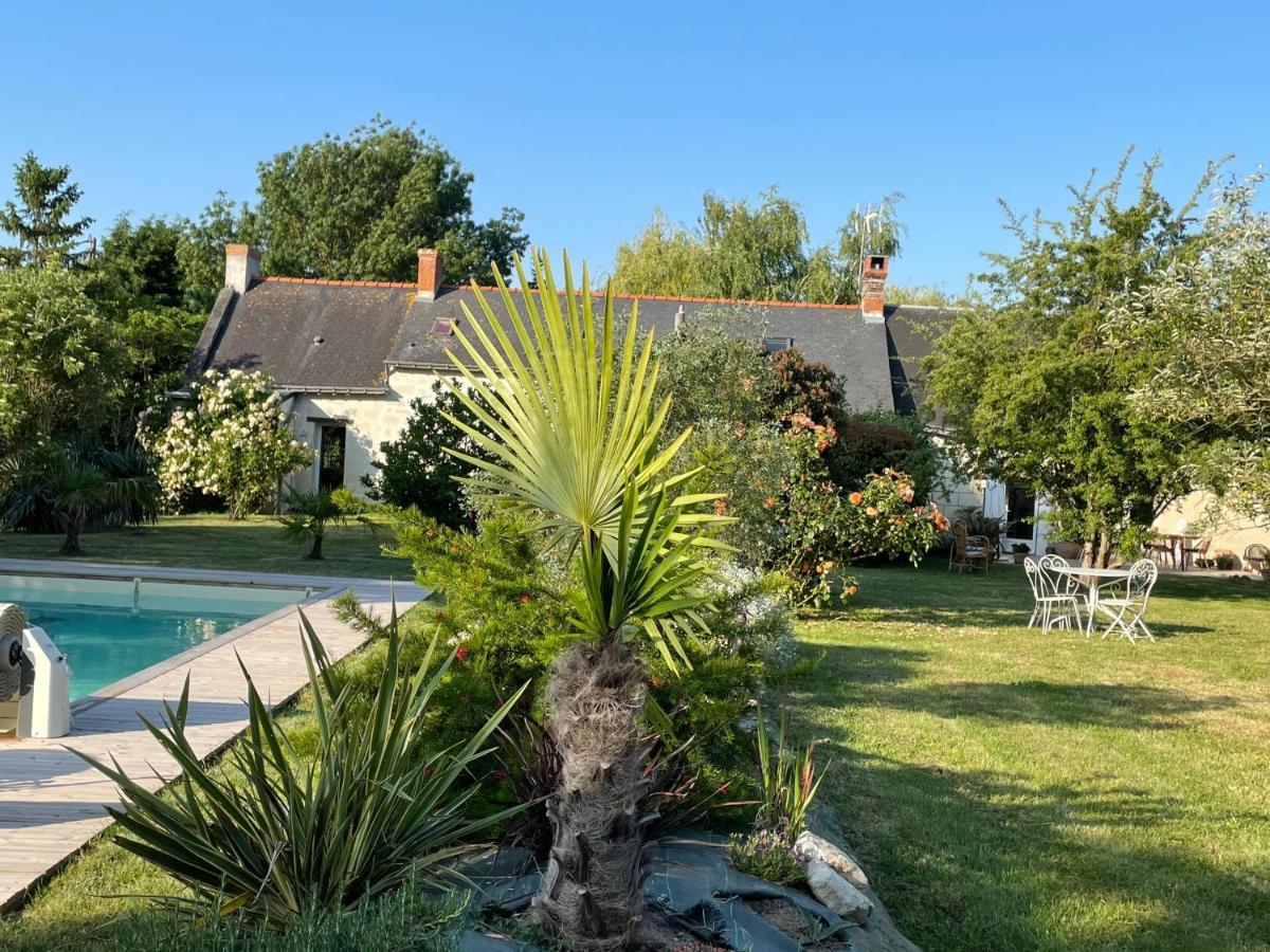 Chambres d hôtes avec Piscine et Spa La Folière Saumur Villebernier Exterior foto
