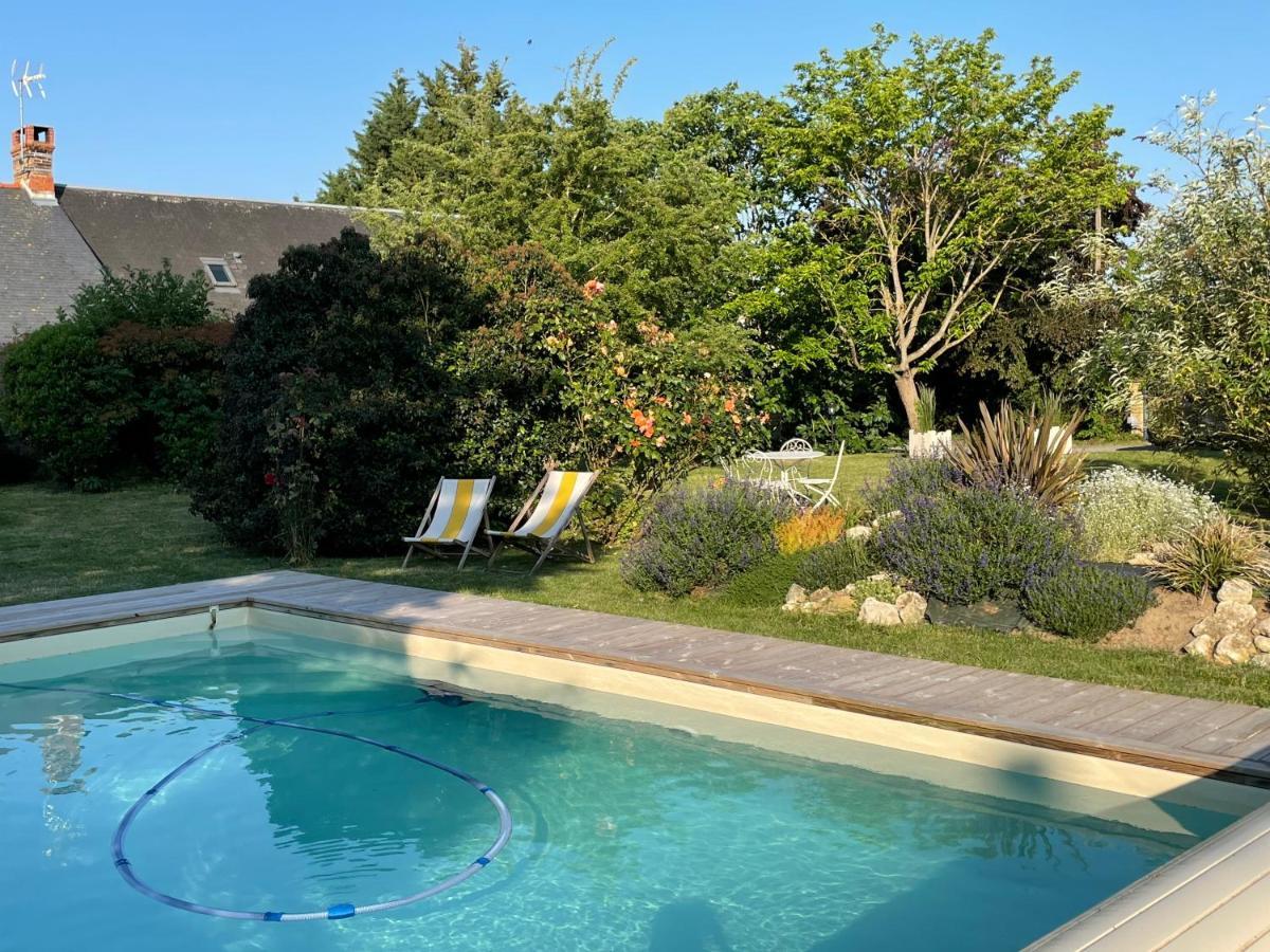 Chambres d hôtes avec Piscine et Spa La Folière Saumur Villebernier Exterior foto
