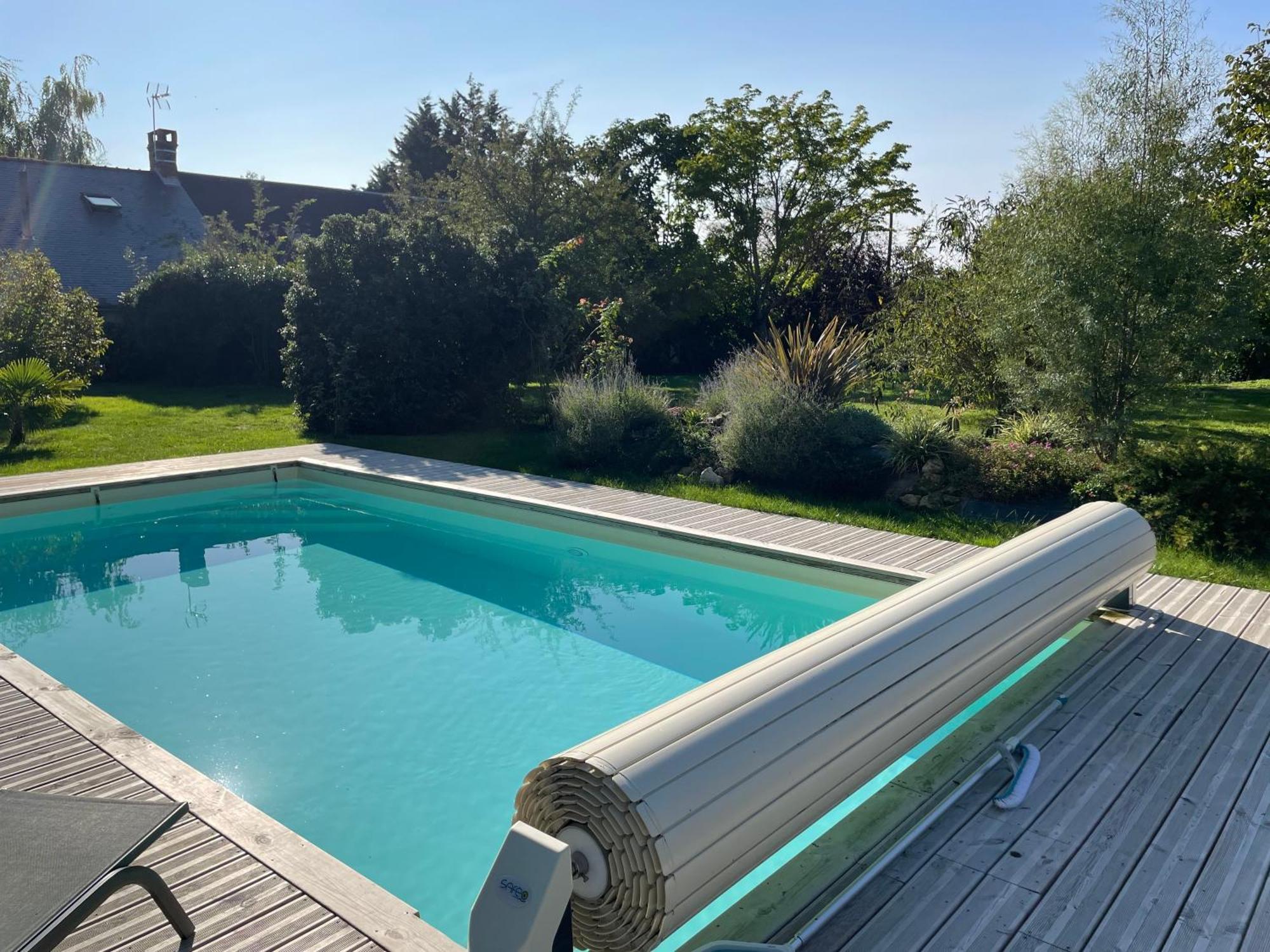 Chambres d hôtes avec Piscine et Spa La Folière Saumur Villebernier Exterior foto