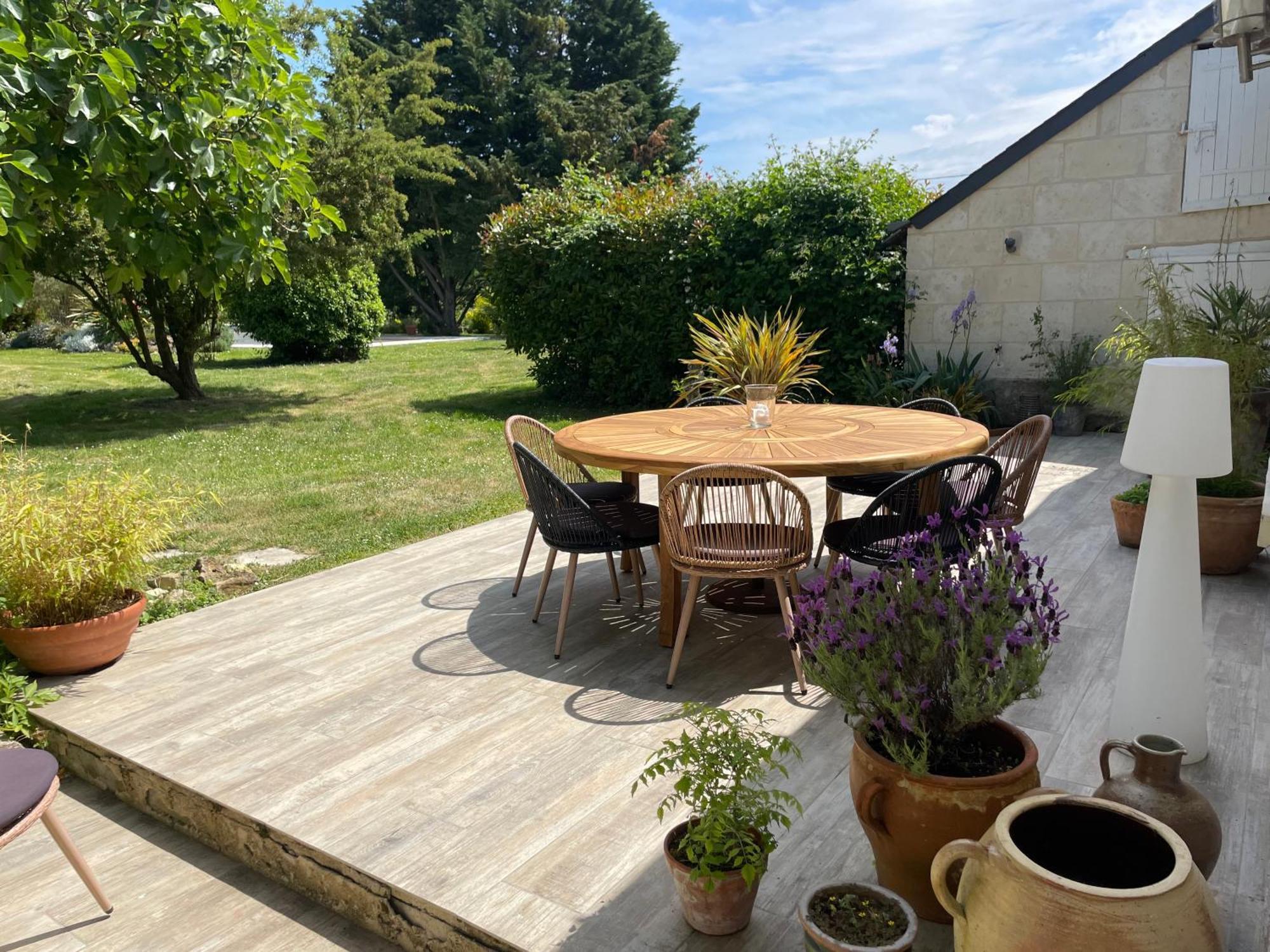 Chambres d hôtes avec Piscine et Spa La Folière Saumur Villebernier Exterior foto